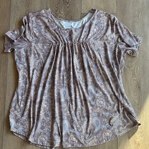 Paisley Print Women's Top